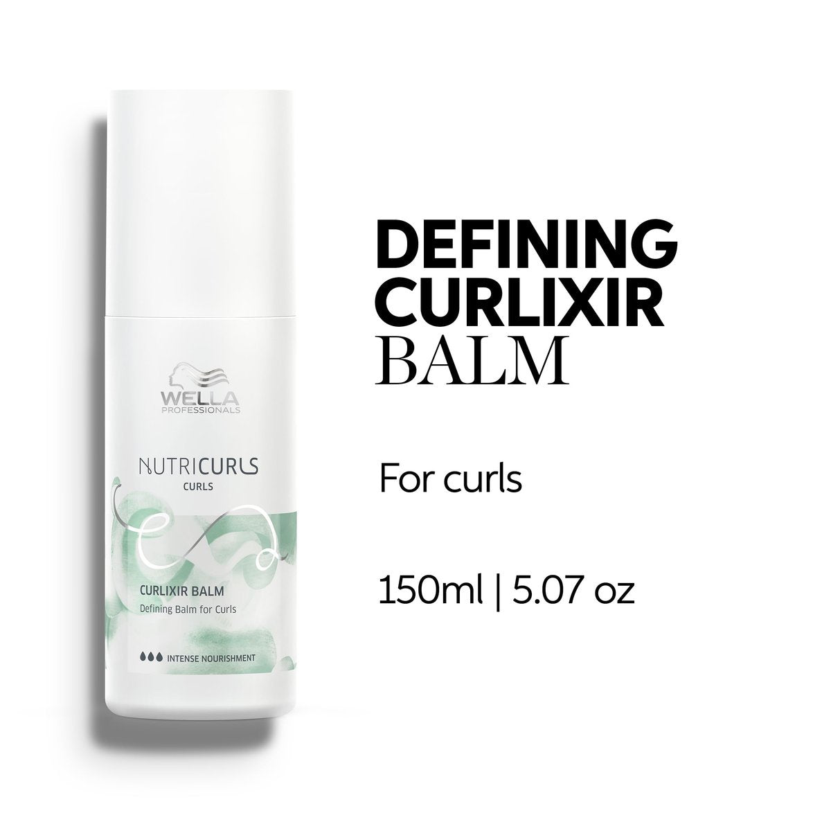 Wella Professionals Nutricurls Curlixir Balm – Defining Leave-in Cream for Curls, Intense Nourishment, Soft Hold & 24H Curl Definition, 5.07 Fl Oz Avelisse