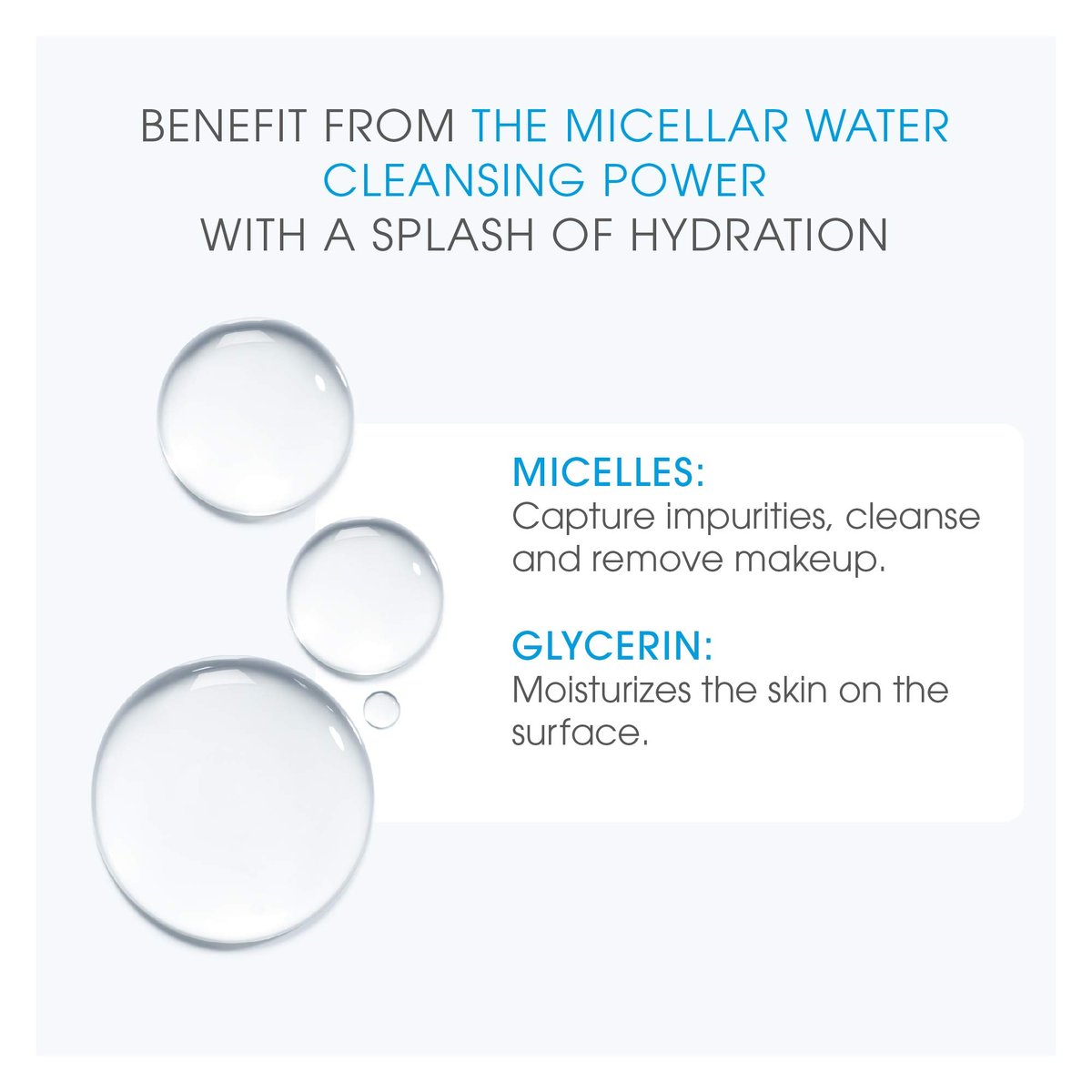 Bioderma Hydrabio DUO H2O Micellar Water - Makeup Remover & Cleanser for Dehydrated Sensitive Skin, 33.4 Fl Oz Avelisse