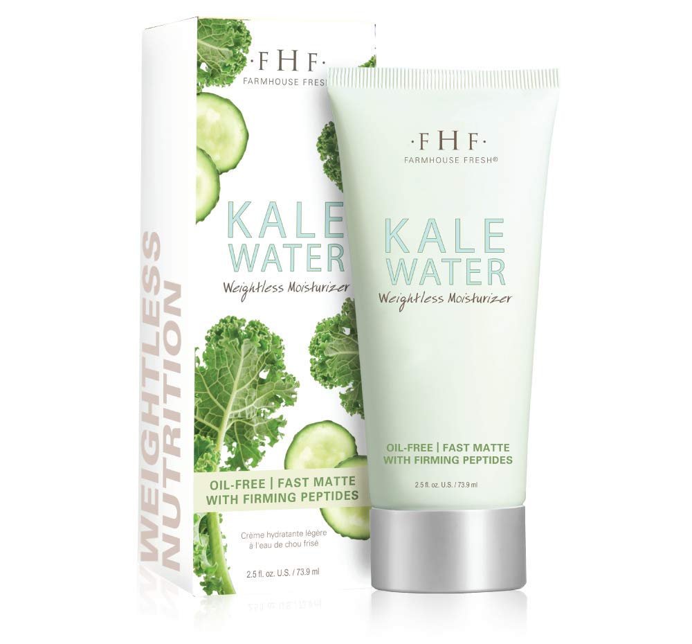 FarmHouse Fresh Kale Water Weightless Moisturizer - 2.5 Fl Oz Face Moisturizer for Hydration Without Grease Avelisse