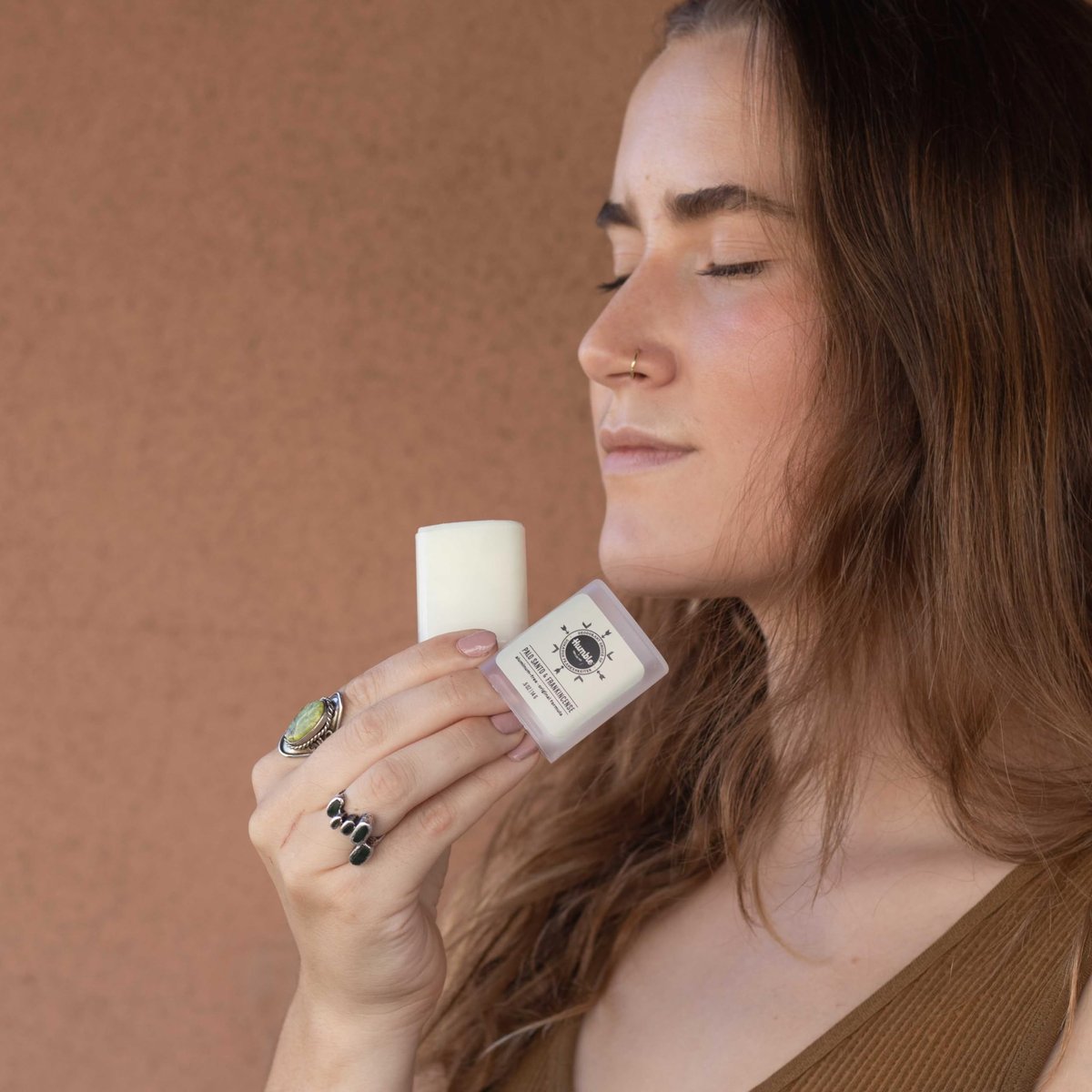 Humble Aluminum-Free Deodorant for Women & Men, Palo Santo & Frankincense - Clean & Fresh Natural Deodorant Stick with Essential Oils for Long-Lasting Odor Control - Full & Travel 2 Piece Set Avelisse