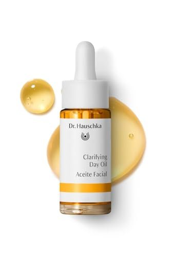 Dr. Hauschka Clarifying Day Oil, 0.6 Fl Oz – Balancing Facial Oil for Combination & Oily Skin Avelisse