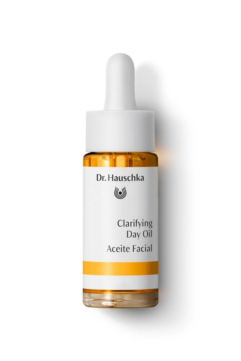 Dr. Hauschka Clarifying Day Oil, 0.6 Fl Oz – Balancing Facial Oil for Combination & Oily Skin Avelisse