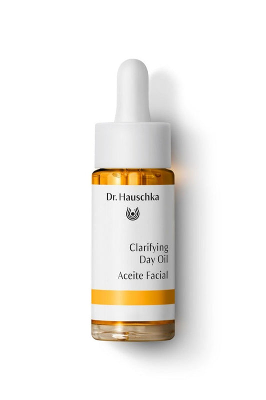Dr. Hauschka Clarifying Day Oil, 0.6 Fl Oz – Balancing Facial Oil for Combination & Oily Skin Avelisse