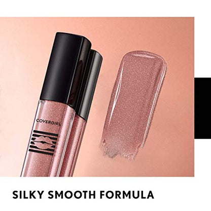 COVERGIRL Exhibitionist Lip Gloss - Gurrrlll - High-Shine, Non-Sticky Lip Color, 0.12 Fl Oz Avelisse