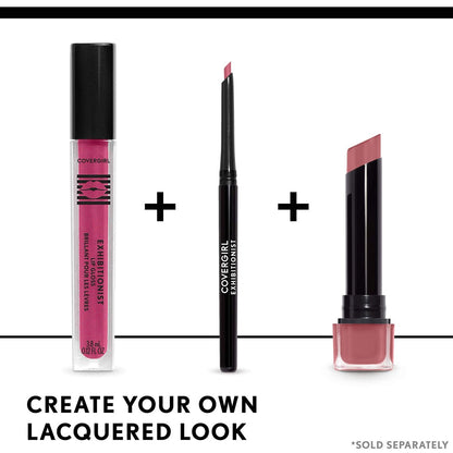 COVERGIRL Exhibitionist Lip Gloss - Gurrrlll - High-Shine, Non-Sticky Lip Color, 0.12 Fl Oz Avelisse