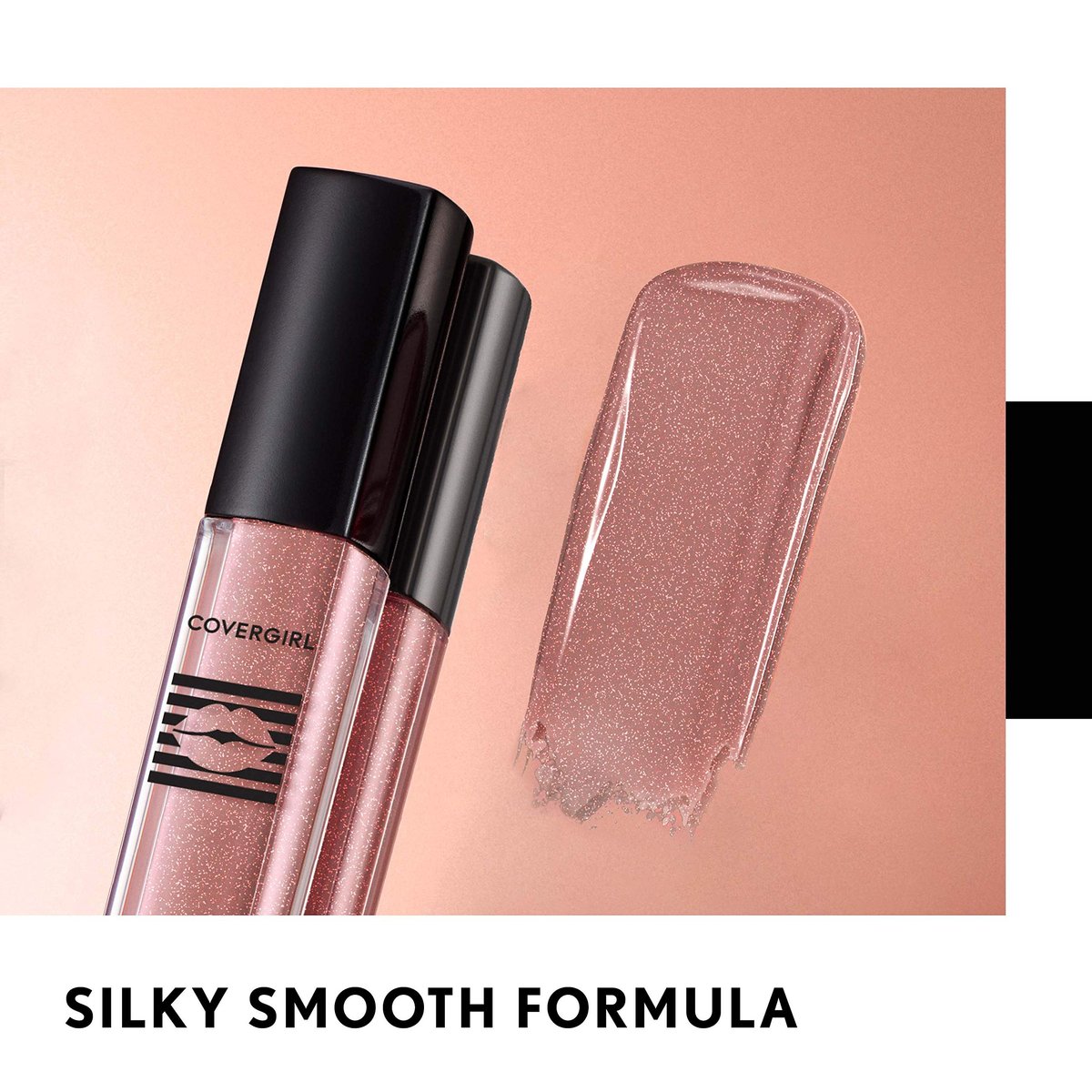 COVERGIRL Exhibitionist Lip Gloss - Gurrrlll - High-Shine, Non-Sticky Lip Color, 0.12 Fl Oz Avelisse