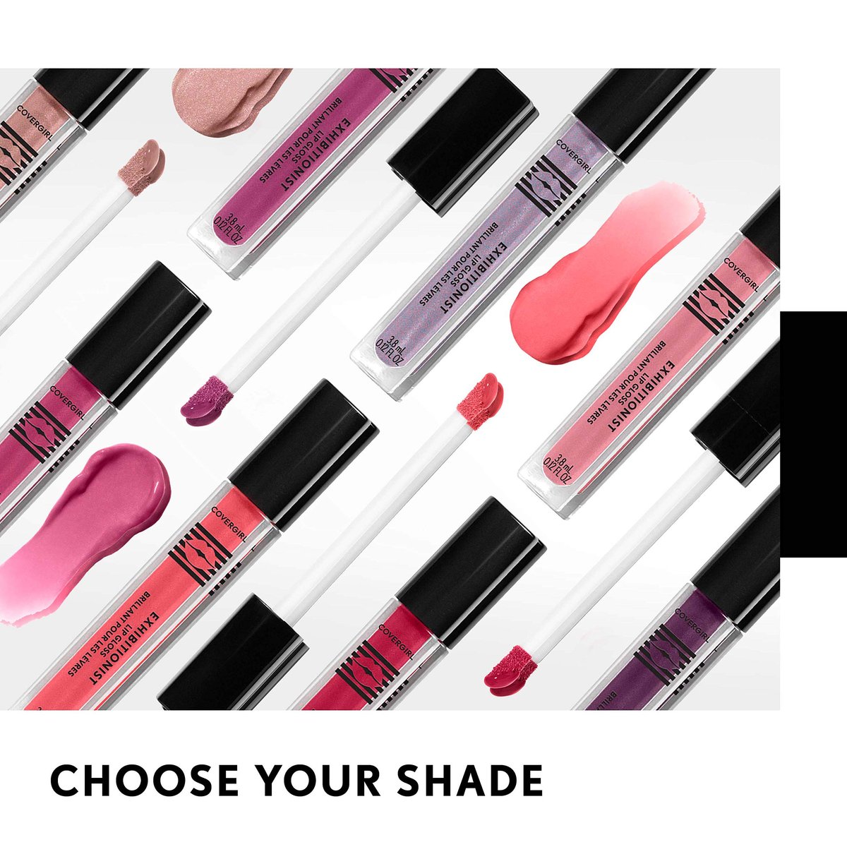 COVERGIRL Exhibitionist Lip Gloss - Gurrrlll - High-Shine, Non-Sticky Lip Color, 0.12 Fl Oz Avelisse