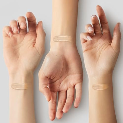 COVERGIRL Clean Fresh Nourishing Skin Tint, 520 Fair/Light - Dewy Finish Liquid Foundation with Coconut & Aloe, Vegan