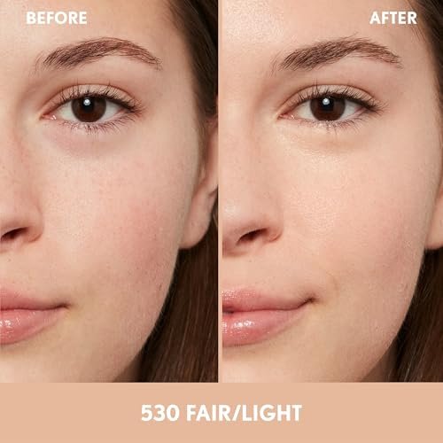 COVERGIRL Clean Fresh Nourishing Skin Tint, 520 Fair/Light - Dewy Finish Liquid Foundation with Coconut & Aloe, Vegan - görsel 6