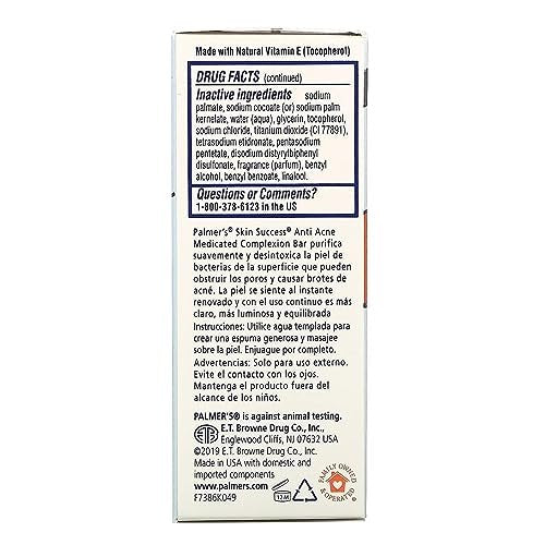 Palmer's Skin Success Eventone Medicated Complexion Bar - 3.5 oz | Fade Dark Spots & Even Skin Tone - görsel 6