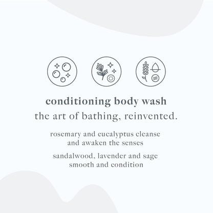 Dermalogica Conditioning Hand + Body Wash – Gentle Cleansing Shower Gel with Tea Tree & Eucalyptus Oil, 10 Fl Oz Avelisse