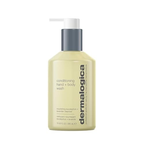 Dermalogica Conditioning Hand + Body Wash – Gentle Cleansing Shower Gel with Tea Tree & Eucalyptus Oil, 10 Fl Oz Avelisse