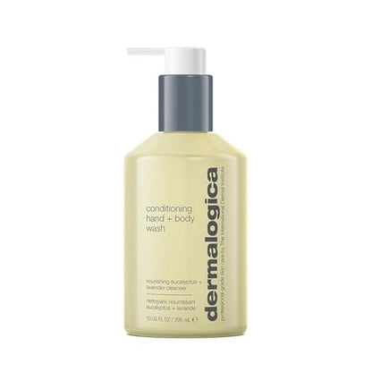 Dermalogica Conditioning Hand + Body Wash – Gentle Cleansing Shower Gel with Tea Tree & Eucalyptus Oil, 10 Fl Oz Avelisse