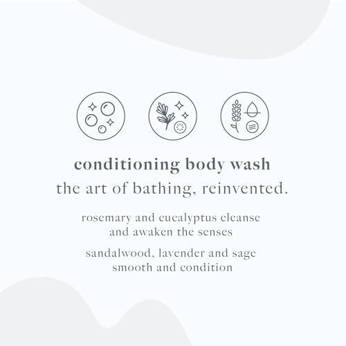 Dermalogica Conditioning Hand + Body Wash – Gentle Cleansing Shower Gel with Tea Tree & Eucalyptus Oil, 10 Fl Oz Avelisse