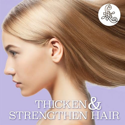 Luseta Biotin B-Complex Thickening Shampoo for Hair Growth and Strengthener - Hair Loss Treatment for Thinning Hair with Biotin, Caffeine, and Argan Oil for Men & Women - All Hair Types (16.9oz) Avelisse