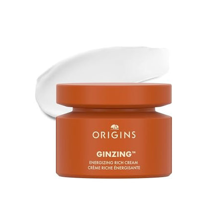 Origins GinZing Energizing Rich Cream - Face Moisturizer for Dry Skin with Niacinamide, Caffeine & Ginseng, 1.7 oz Avelisse