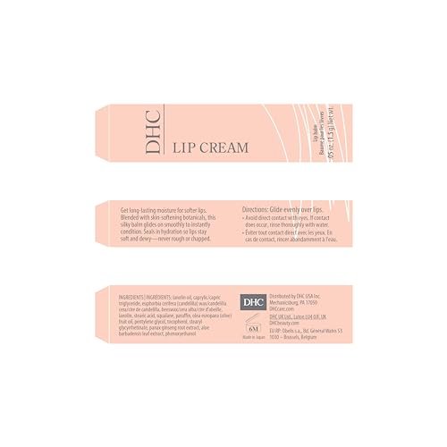 DHC Deep Cleansing Oil & Lip Cream Set - 2 Piece Fragrance-Free Makeup Remover & Moisturizer for All Skin Types Avelisse