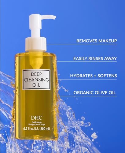 DHC Deep Cleansing Oil & Lip Cream Set - 2 Piece Fragrance-Free Makeup Remover & Moisturizer for All Skin Types Avelisse