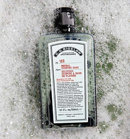 C.O. Bigelow Herbal Comfort Soak – Aromatherapy Bath Salts for Muscle Relaxation, Eucalyptus & Peppermint, 10 fl oz Avelisse