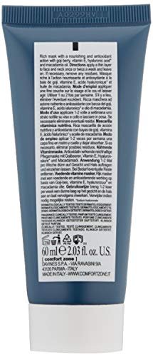 Comfort Zone Renight Mask – Nourishing Vitamin Face Mask, Leave-On Night Treatment with Organic Goji Berry & Vitamin E for Dry & Stressed Skin, 2.02 Fl Oz - görsel 4
