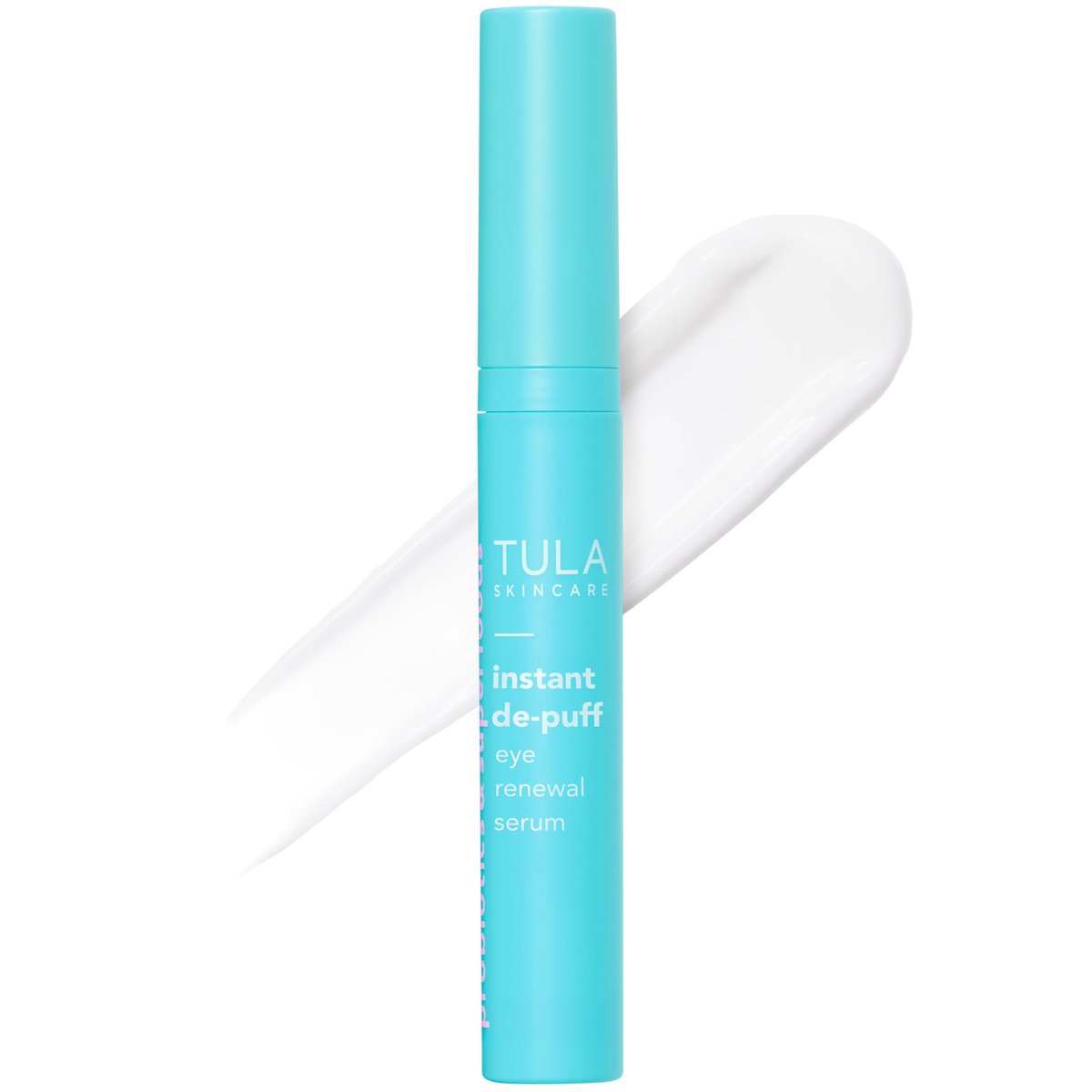 TULA Skin Care Instant De-Puff Eye Renewal Serum - Dark Circles Under Eye Treatment, Reduce Puffiness and Signs of Wrinkles, 0.5 fl oz Avelisse