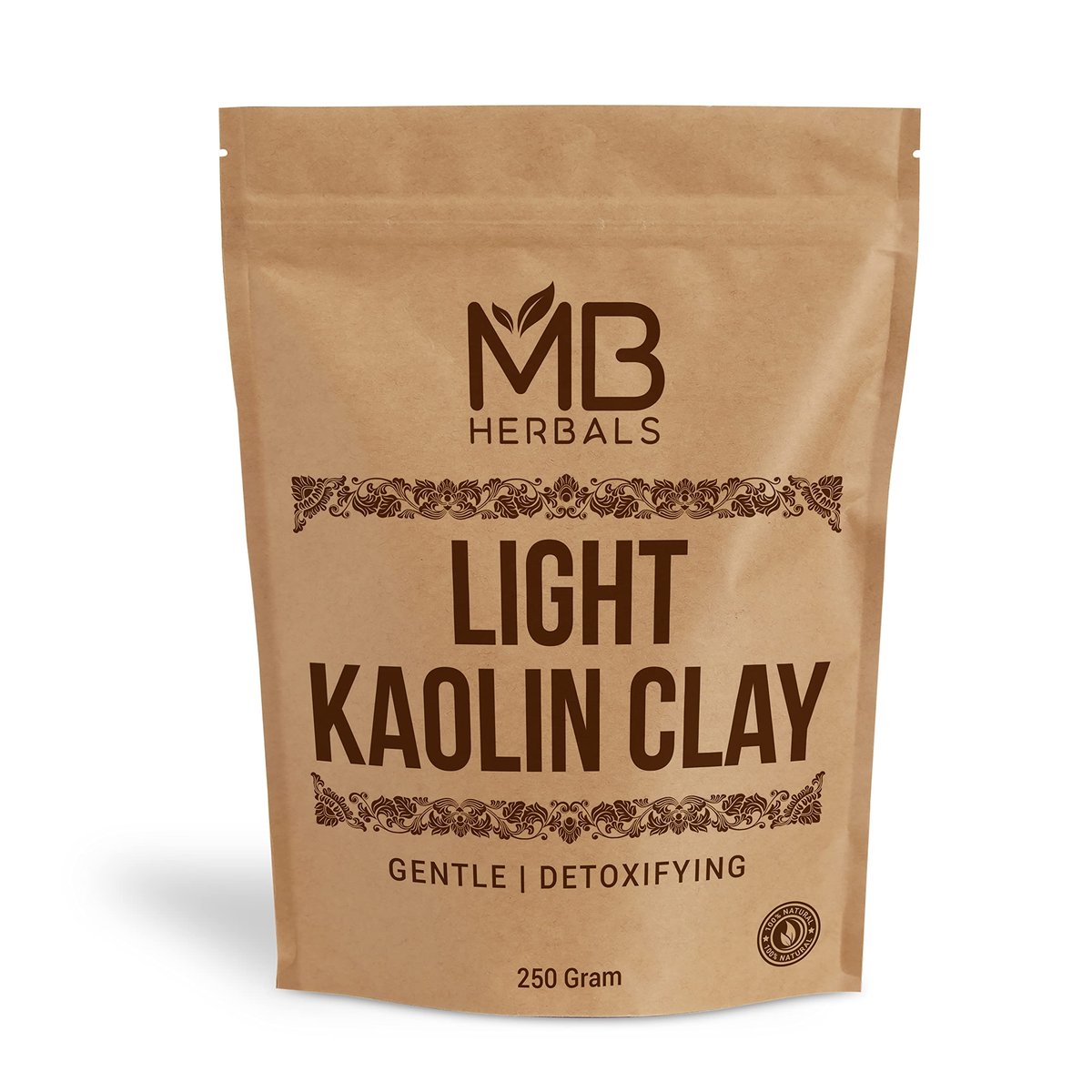 MB Herbals Light Kaolin Clay 8.81 oz (250g) – Pure White Kaolin Clay Powder for Face Masks, Soaps & DIY Skincare - görsel 1