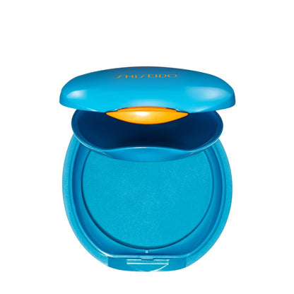 Shiseido Empty Small Makeup Case for UV Protective Foundation – Blue, 1 Count