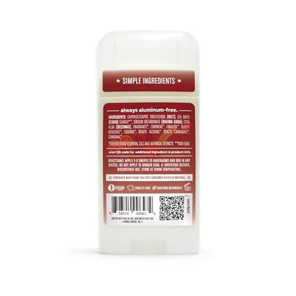 Humble Aluminum-Free Deodorant Stick - Sweet Orange & Cinnamon - Natural Long-Lasting Odor Control for Women & Men