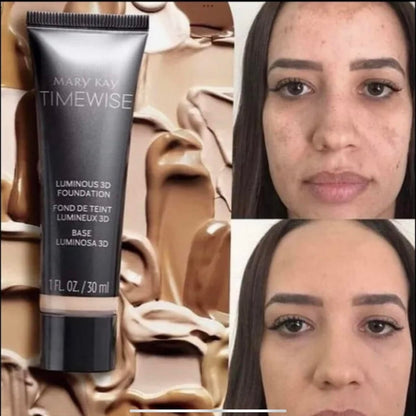 Mary Kay TimeWise Luminous 3D Foundation - Ivory N 160, 1 fl oz Avelisse