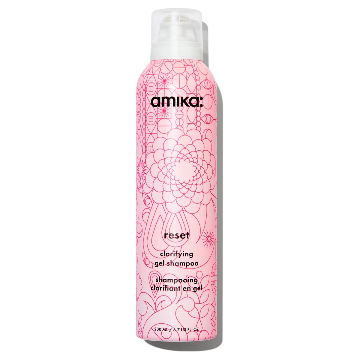 Amika Reset Clarifying Gel Shampoo – Deep Clean for Healthy Hair (6.7 fl oz) Avelisse