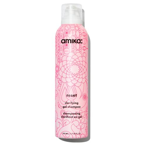 Amika Reset Clarifying Gel Shampoo – Deep Clean for Healthy Hair (6.7 fl oz) Avelisse