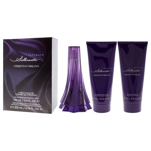 Silhouette Intimate by Christian Siriano for Women - 3 Pc Gift Set: Eau de Parfum, Body Lotion & Shower Gel Avelisse