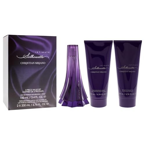 Silhouette Intimate by Christian Siriano for Women - 3 Pc Gift Set: Eau de Parfum, Body Lotion & Shower Gel Avelisse