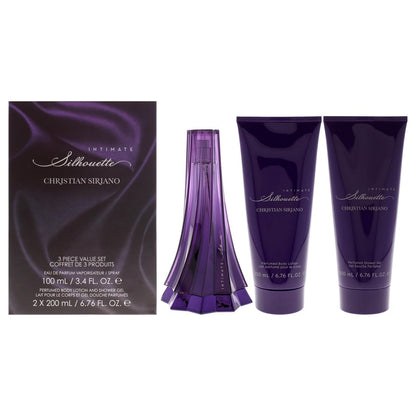 Silhouette Intimate by Christian Siriano for Women - 3 Pc Gift Set: Eau de Parfum, Body Lotion & Shower Gel Avelisse