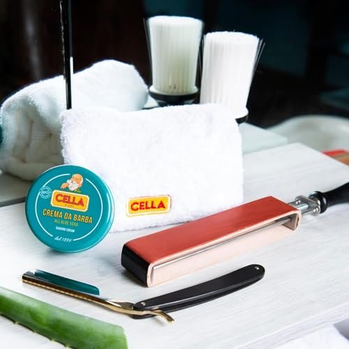 Cella Milano Aloe Vera Shaving Cream Soap, 150g – Dense, Luxurious Lather for Smooth Shaves, Made in Italy Since 1899 Avelisse