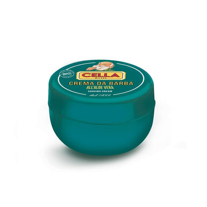 Cella Milano Aloe Vera Shaving Cream Soap, 150g – Dense, Luxurious Lather for Smooth Shaves, Made in Italy Since 1899 Avelisse