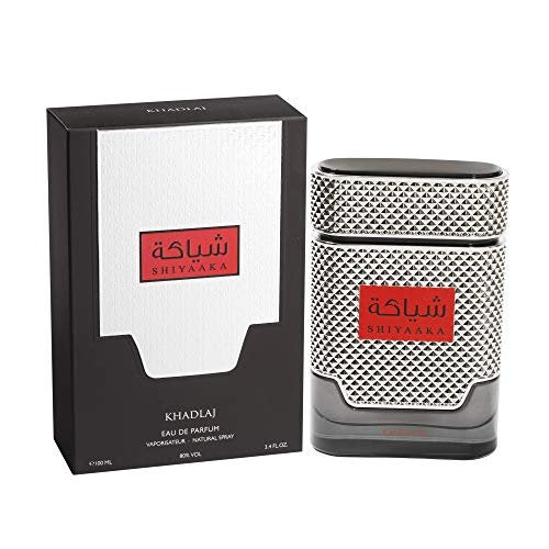 Khadlaj Shiyaaka Silver Eau de Parfum Spray for Men - 3.4 oz | Premium Long-Lasting Fragrance - görsel 2