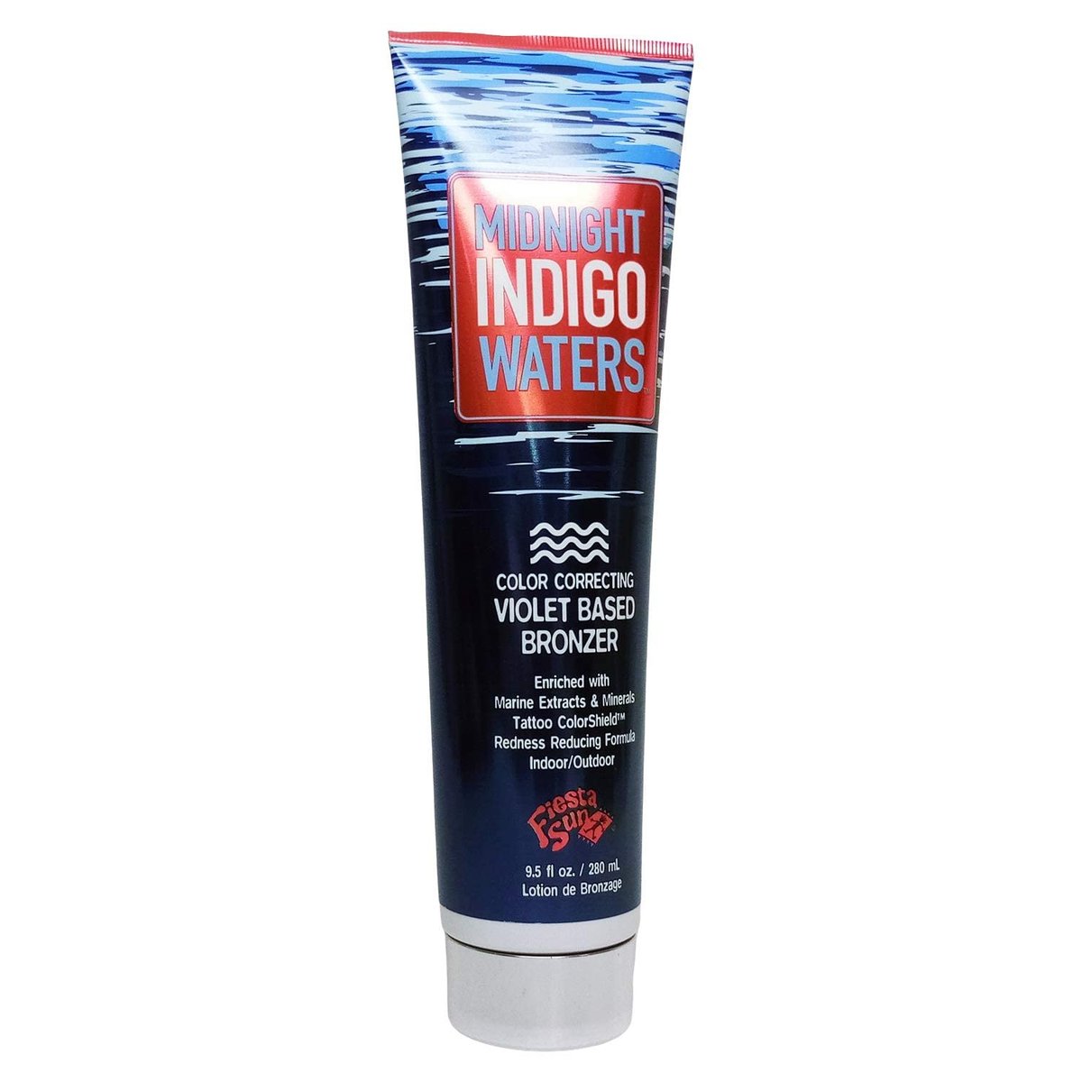 Fiesta Sun Midnight Indigo Waters Water Violet DHA Bronzer - 9.5oz - görsel 1
