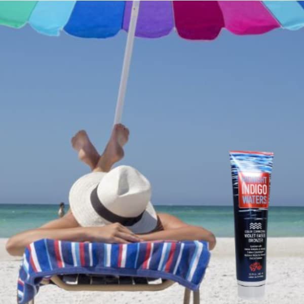 Fiesta Sun Midnight Indigo Waters Water Violet DHA Bronzer - 9.5oz - görsel 4