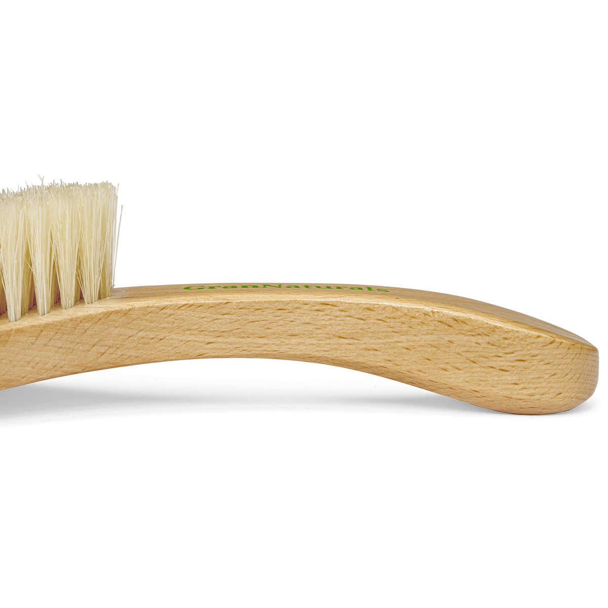 GranNaturals Soft Bristle Hair Brush – Curved Boar Bristle Hairbrush for Waves, Slick Back & Smoothing, Wooden Handle Avelisse
