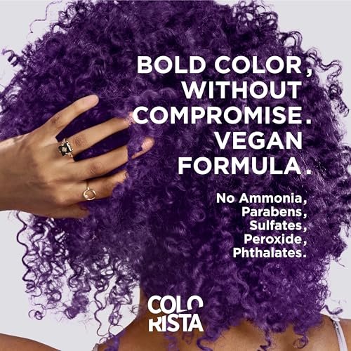L'Oreal Paris Colorista Semi Permanent Hair Color for Bleached or Blonde Hair - Bright Red, 1 Count - görsel 13