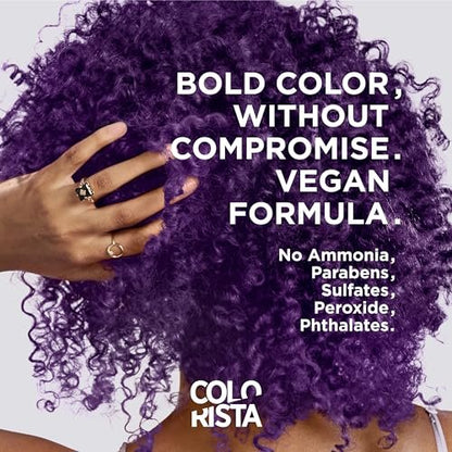 L'Oreal Paris Colorista Semi Permanent Hair Color for Bleached or Blonde Hair - Bright Red, 1 Count