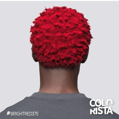 L'Oreal Paris Colorista Semi Permanent Hair Color for Bleached or Blonde Hair - Bright Red, 1 Count