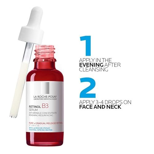 La Roche-Posay Pure Retinol Face Serum with Vitamin B3 - Anti-Aging Serum for Lines, Wrinkles & Sun Damage, 1.0 Fl Oz Avelisse