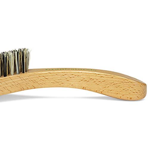 GranNaturals Extra Hard Wave Brush - Curved Boar & Extra Hard Nylon Bristle Hair Brush for 360 Waves - görsel 14