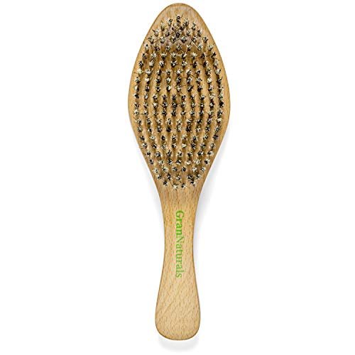 GranNaturals Extra Hard Wave Brush - Curved Boar & Extra Hard Nylon Bristle Hair Brush for 360 Waves - görsel 10