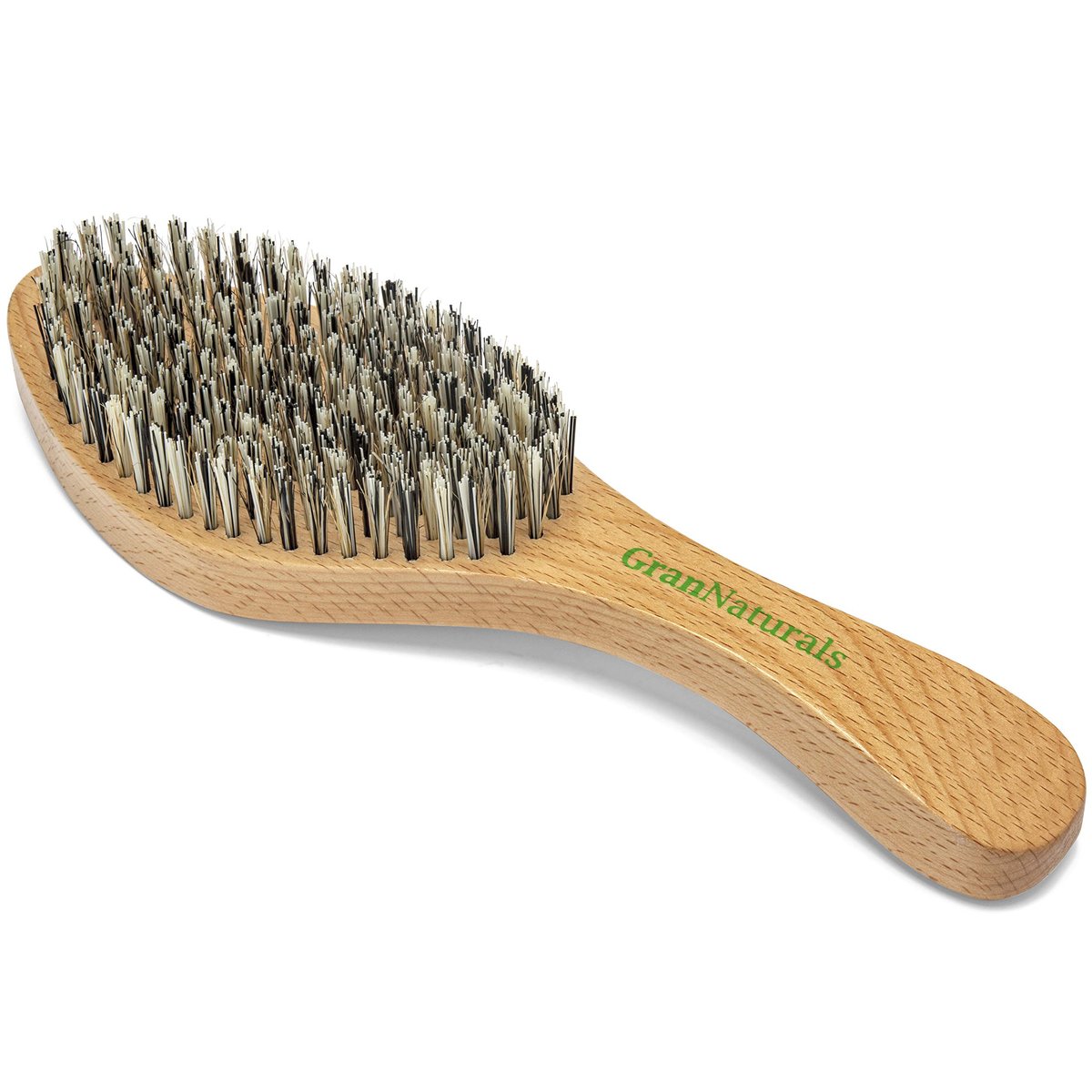 GranNaturals Extra Hard Wave Brush - Curved Boar & Extra Hard Nylon Bristle Hair Brush for 360 Waves - görsel 7