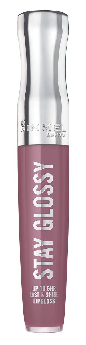 Rimmel Stay Glossy Lip Gloss - Non-Sticky Lightweight Formula for Lip Color and Shine - 200 Tainted Love, 0.18 oz