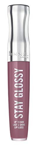 Rimmel Stay Glossy Lip Gloss - Non-Sticky Lightweight Formula for Lip Color and Shine - 200 Tainted Love, 0.18 oz - görsel 3
