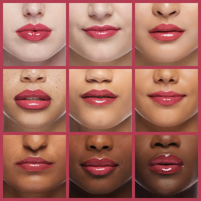 Rimmel Stay Glossy Lip Gloss - Non-Sticky Lightweight Lip Color & Shine - 500 Rulebreaker, 0.18 oz